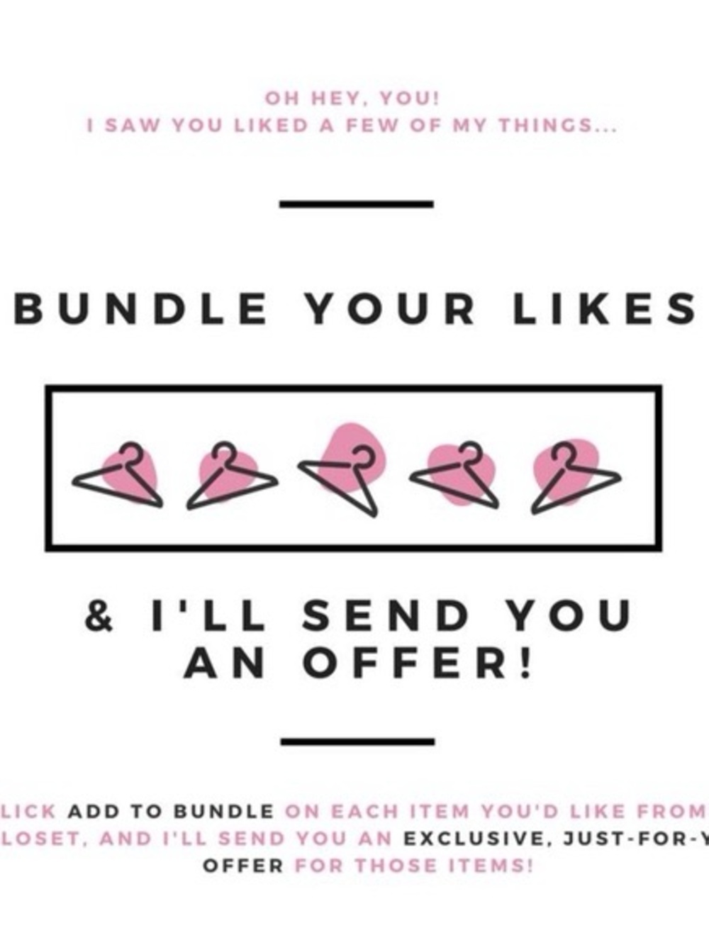 Bundle Your Likes!!!! Trying to get rid of everything posted